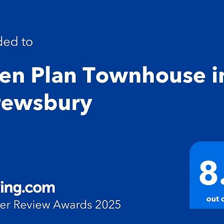 Open Plan Townhouse In Shrewsbury Exterior foto